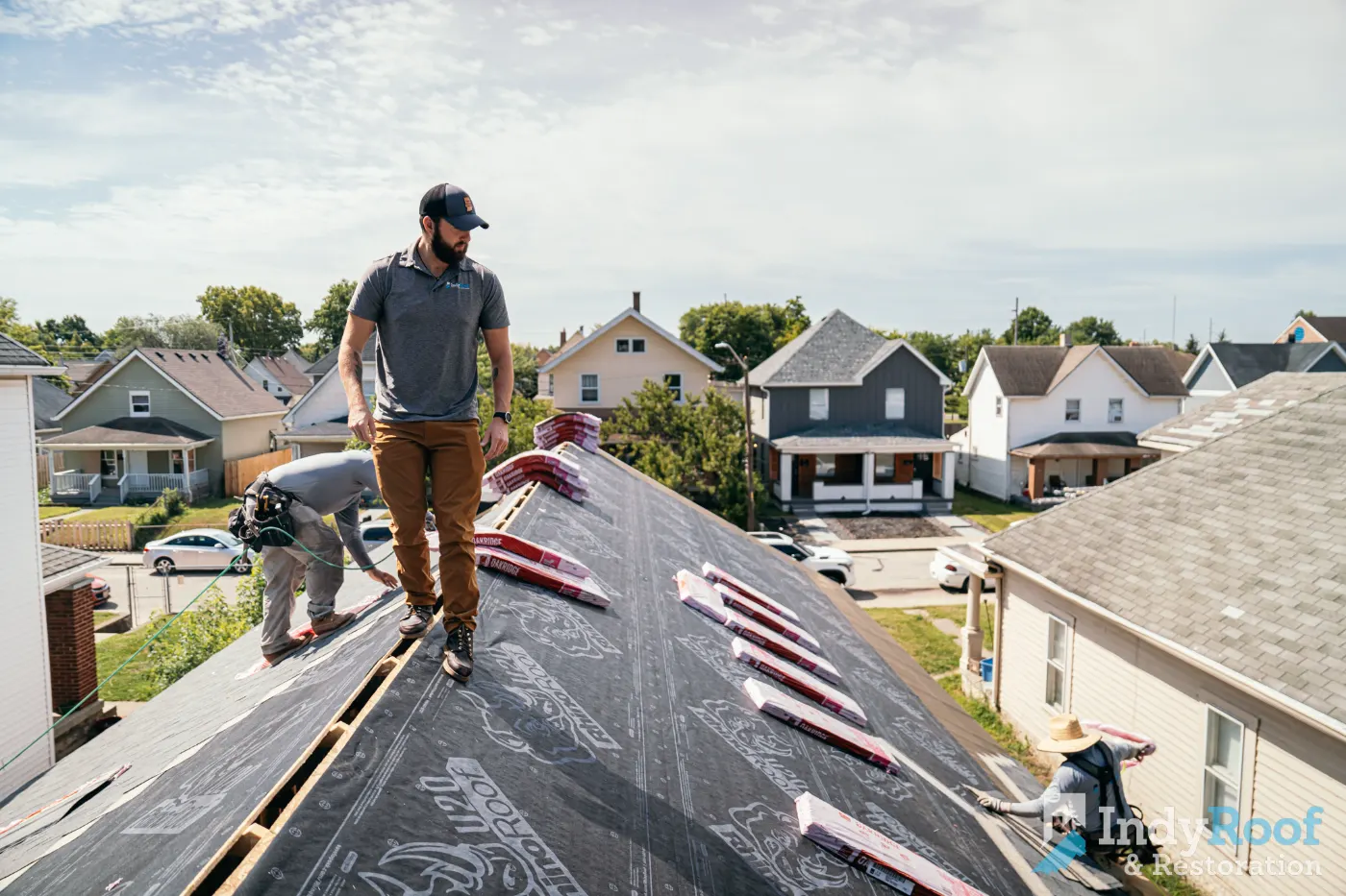 Shingle repair completed in Linton